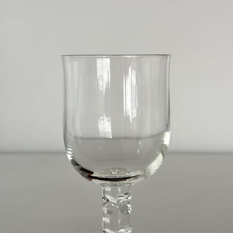 glass with carved stem Rosenthal Germany 60s
