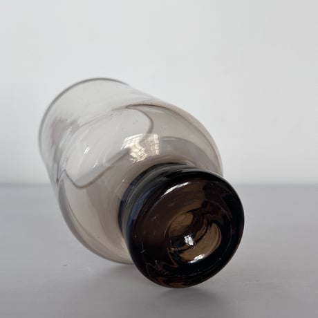 Crown Corning 'Regis' smokey brown tumbler L 70s