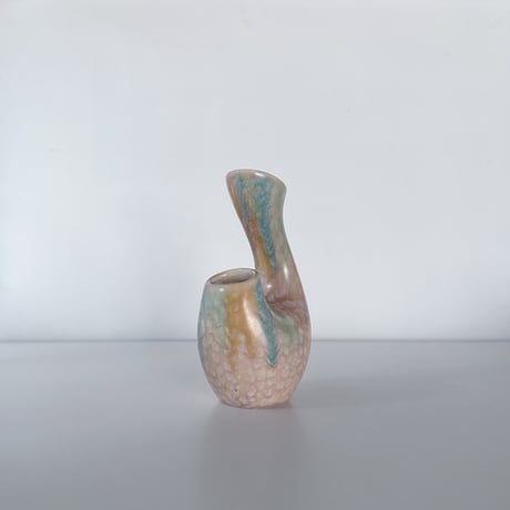 Rainbow abstract vase England 50s