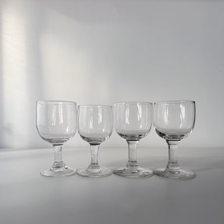 antique French bistro glass mini 30s