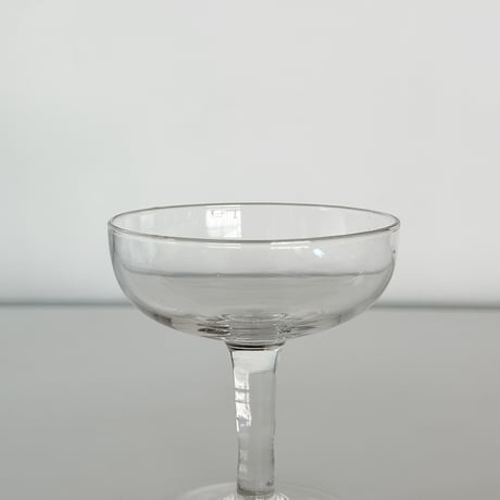 clear champagne coupe 50s France