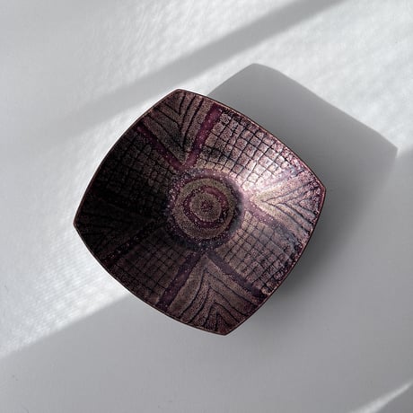 tray enamel geometric 80-90s