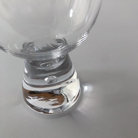 big goblet with bubble on foot