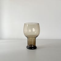Big big goblet smokey-brown 70s