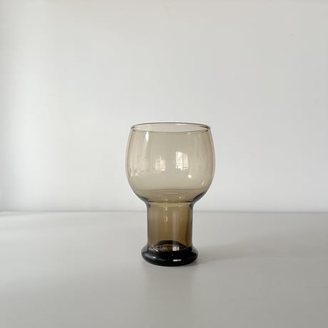 Big big goblet smokey-brown 70s