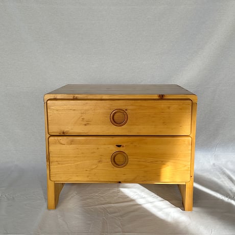 Charlotte Perriand night table with drawers 60s