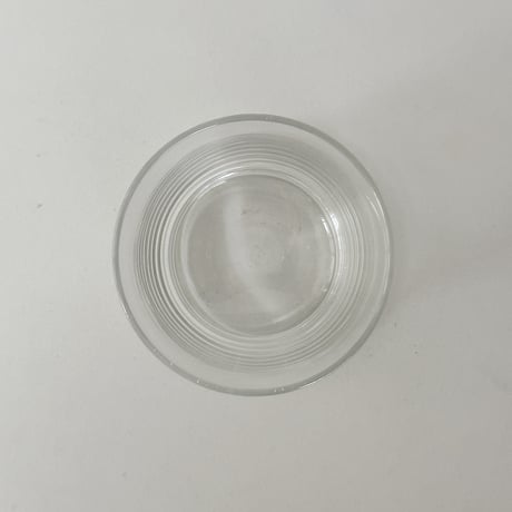 glass with thick pedestal 70s Europe