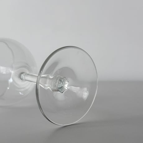 Vintage Luminarc crystal wine glass 80s FRANCE