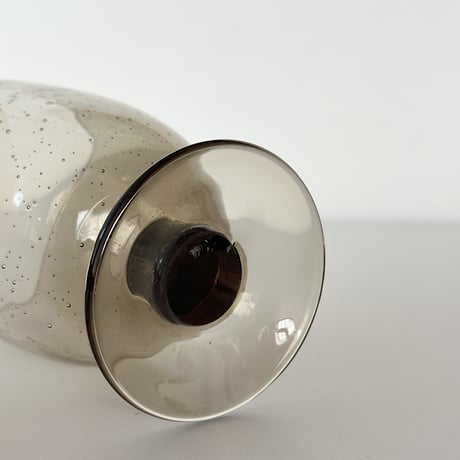 smoke-brown bubble glass 70s Europe