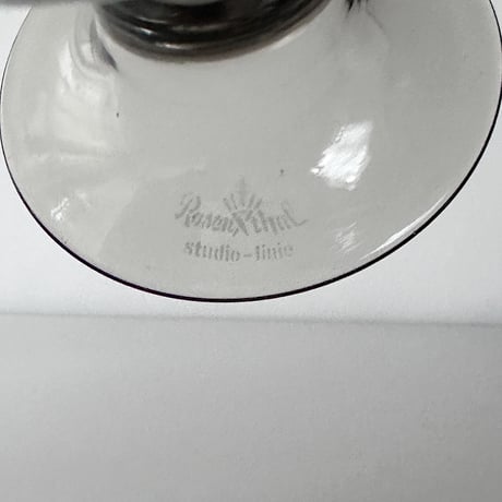 clear & smoke champagne glass Rosenthal Studio Line 80s Germany