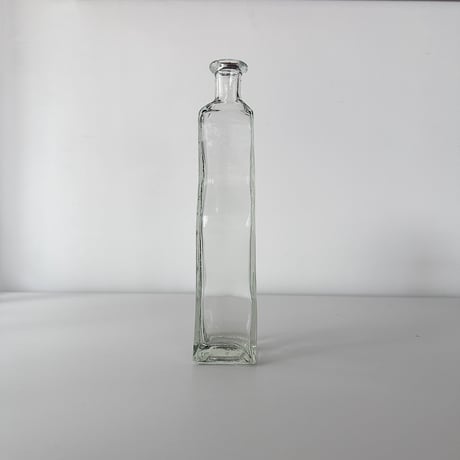 vintage curved bottle vase 70s USA