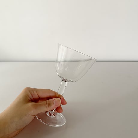 clear glass with straight stem 90s