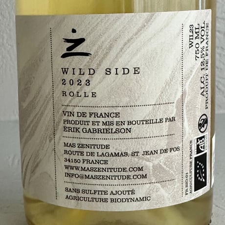 <WHITE> Wilde Side 2023 / Mas Zenitude