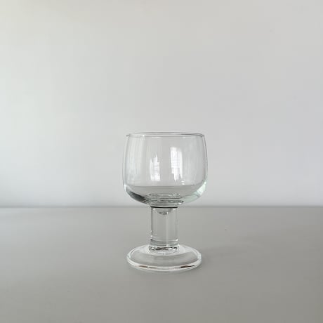 thick stem wine glass 90s FRANCE