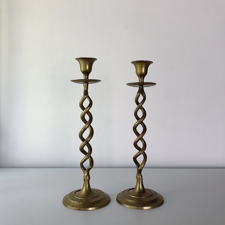 candle holder brass (set of 2)