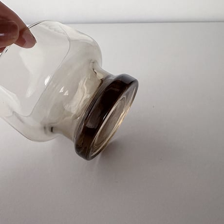 Luminarc 70s smoke glassware flattened