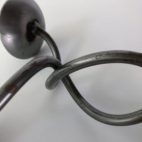 candle holder 2arms Denmark 70s
