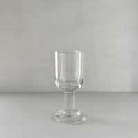 thick stem glass Slovenia 70s