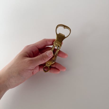 Bottle Opener with stretching cat 80s
