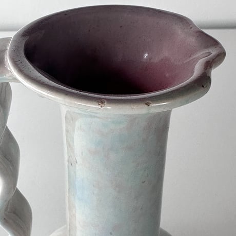 vase with wavy handle Gonder 50s USA