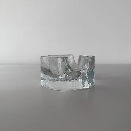 Ice cube glass candle holder Scandinavian