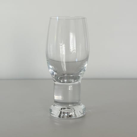 chubby stem wine glass 70s Finland