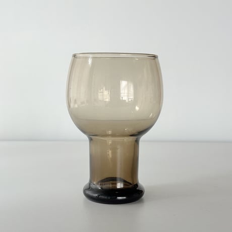 Big big goblet smokey-brown 70s