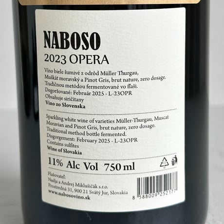 <SPARKLING,WHITE> OPERA 2023 / Naboso
