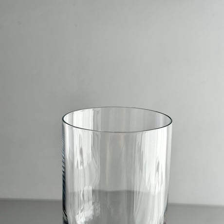 tall crystal wine glass 90s ITALY
