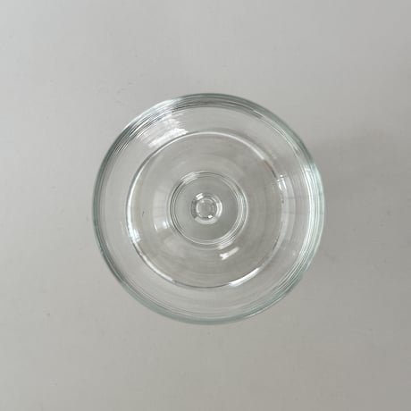 thick stem wine glass 90s FRANCE