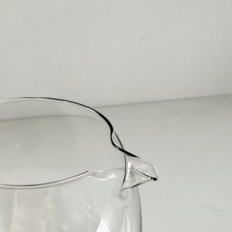 pitcher with a subtle smokey tint 60s
