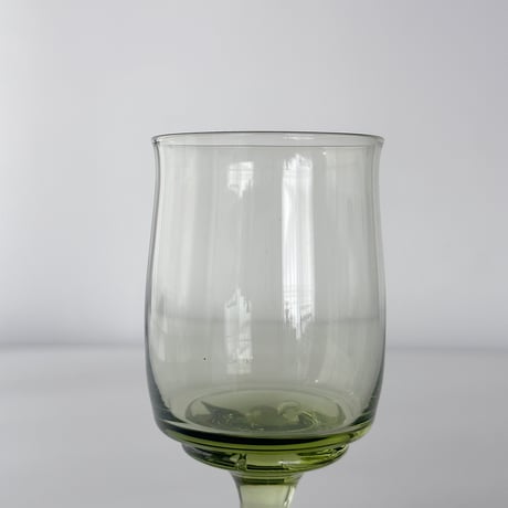 handblown olive glass 90s