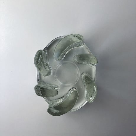 glass pot holder 70s