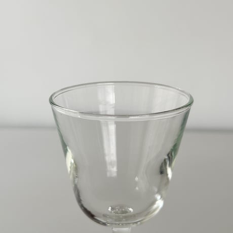 bell shape small glass 60s USA