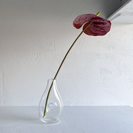 LAN glass vase with hole