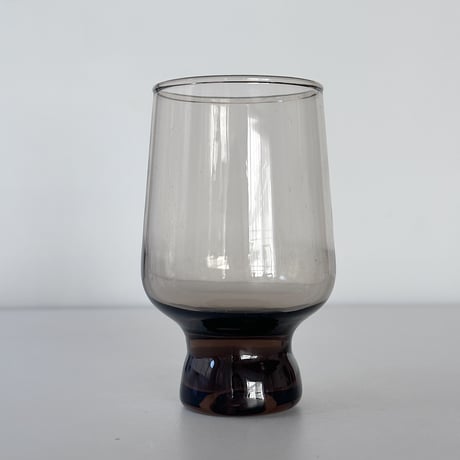 Crown Corning 'Regis' smokey brown tumbler L 70s