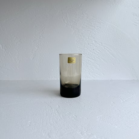 Luminarc smoked juice glass 80s