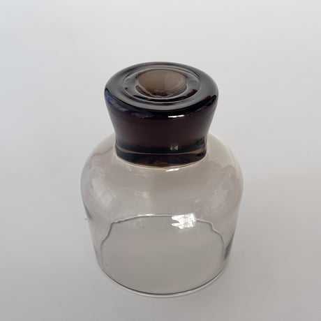 Crown Corning 'Regis' smokey brown tumbler 70s