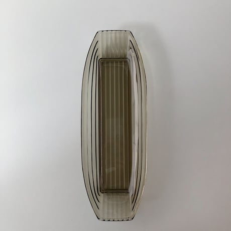 ”Atland" smoke glass plate 70s