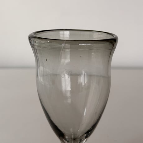 smoke grey water glass 90s Europe
