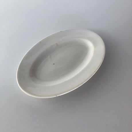 small oval plate 30s
