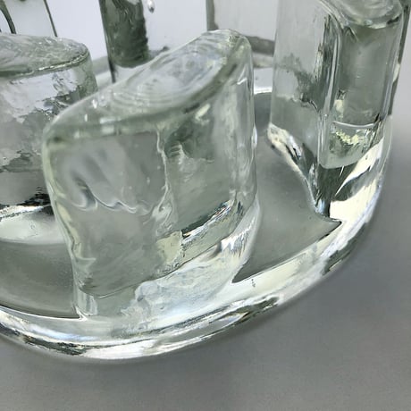 glass pot holder 70s