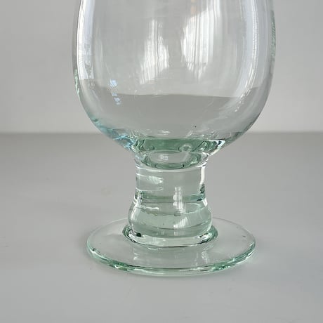 hand blown malaga goblet 70s FRANCE