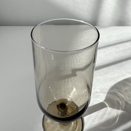 Smoke beer glass Arcoroc 80s