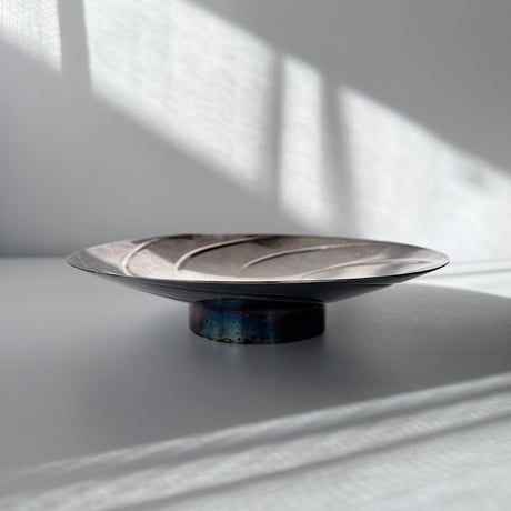 Silver plated pedestal bowl 60s