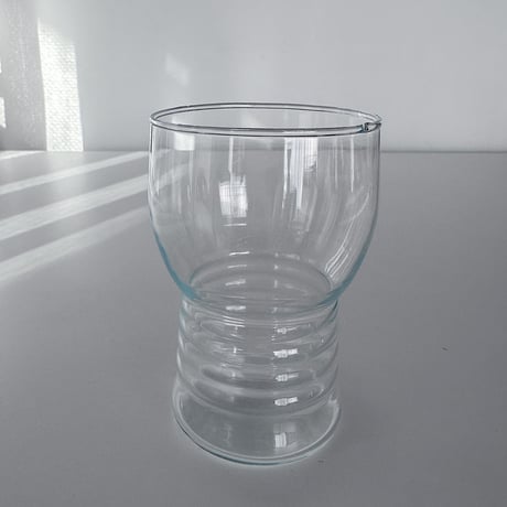 glass with rib E.Germany 80s