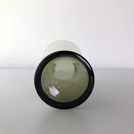 vase glass moss 70s