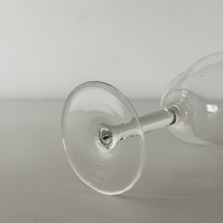 clear glass with straight stem 90s