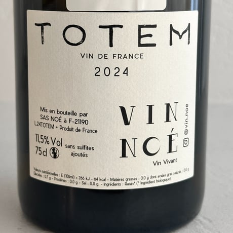 <WHITE> TOTEM 2024 / VIN NOE