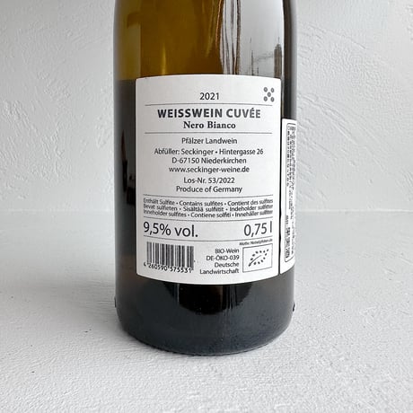 <WHITE> Nero Bianco 2021 /  SECKINGER